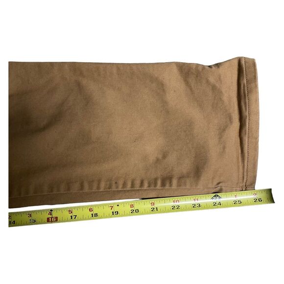 Democracy"Ab Technology" English Khaki Clay Cropped Cuffed Stretchy Pants Size 8 - Picture 11 of 11